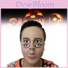 Halloween Ghost Face Latex Mask With Four Eyes For Horror Party Pranks