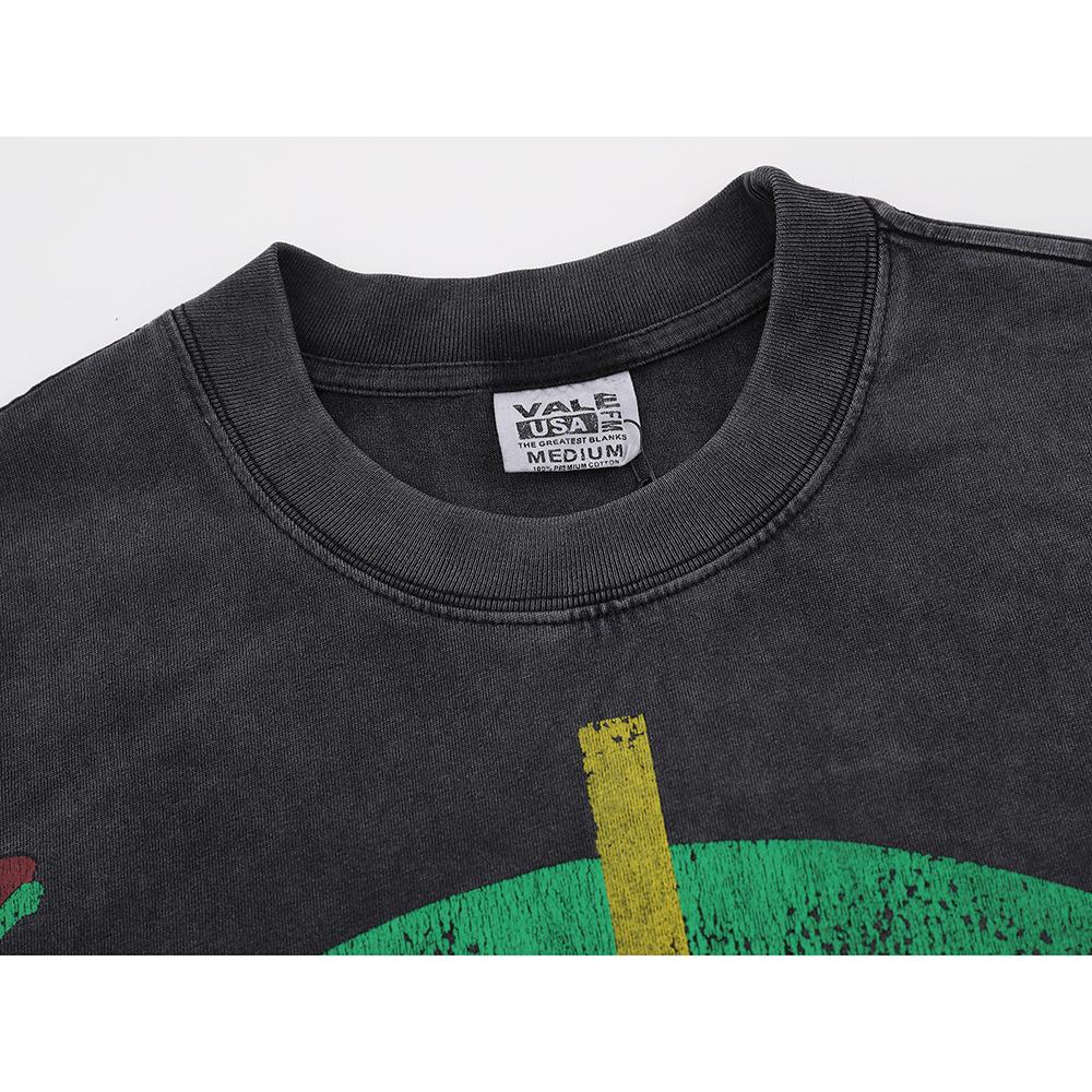 V501 Vale Forever Rocket Bunny Tee Summer Street Trendy T-shirt