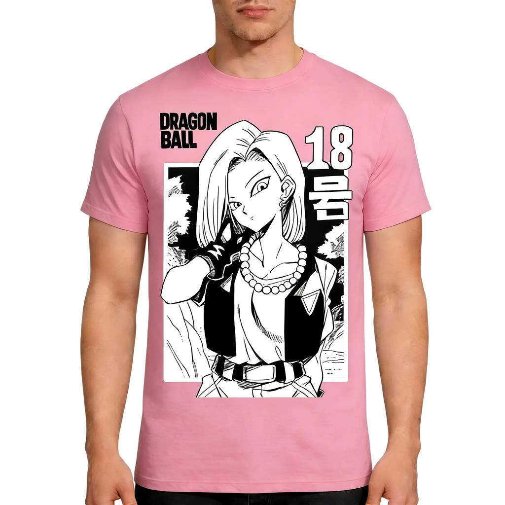Dragon Ball 2026 New Hot Fashion Summer Vintage Anime Tshirt Mens Pure Cotton Casual Loose Sports Daily Version Y2K Style