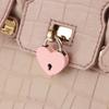 1Set Heart Shape Padlocks Luggage Hardware Locks With Key Lock For Travel Wedding Jewelry Box Diary Suitcase Christmas Gifts