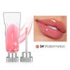 Transparent Spot-Colored Ice Cube Lip Oil - Fruit-Flavored Plumping Gloss for Lip Care