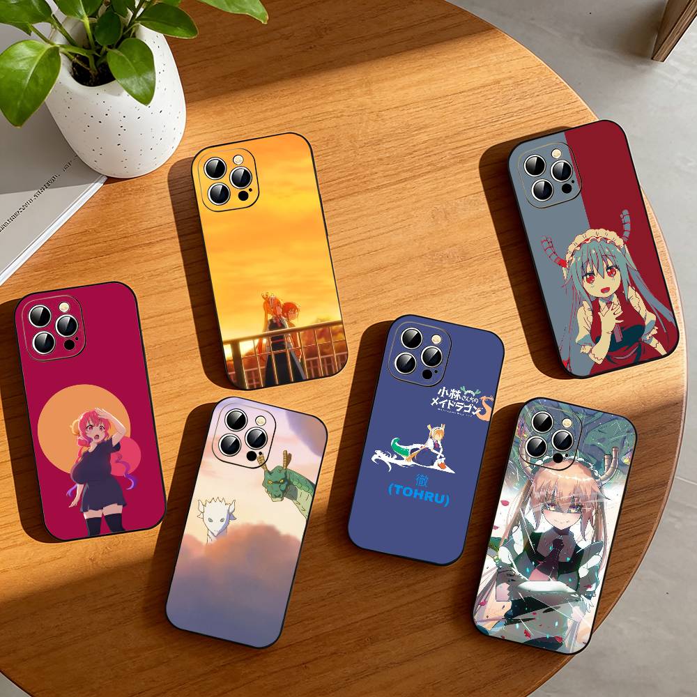 D-Dragon Maid Tohru Ilulu Phone Case Silicone Soft For IPhone 17 16 15 14 13 12 11 X XR Plus Pro Max Plus