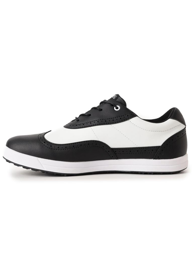 Beams Golf Men's Wingtip Spikeless Shoes, Black, Size 26, 81320476627