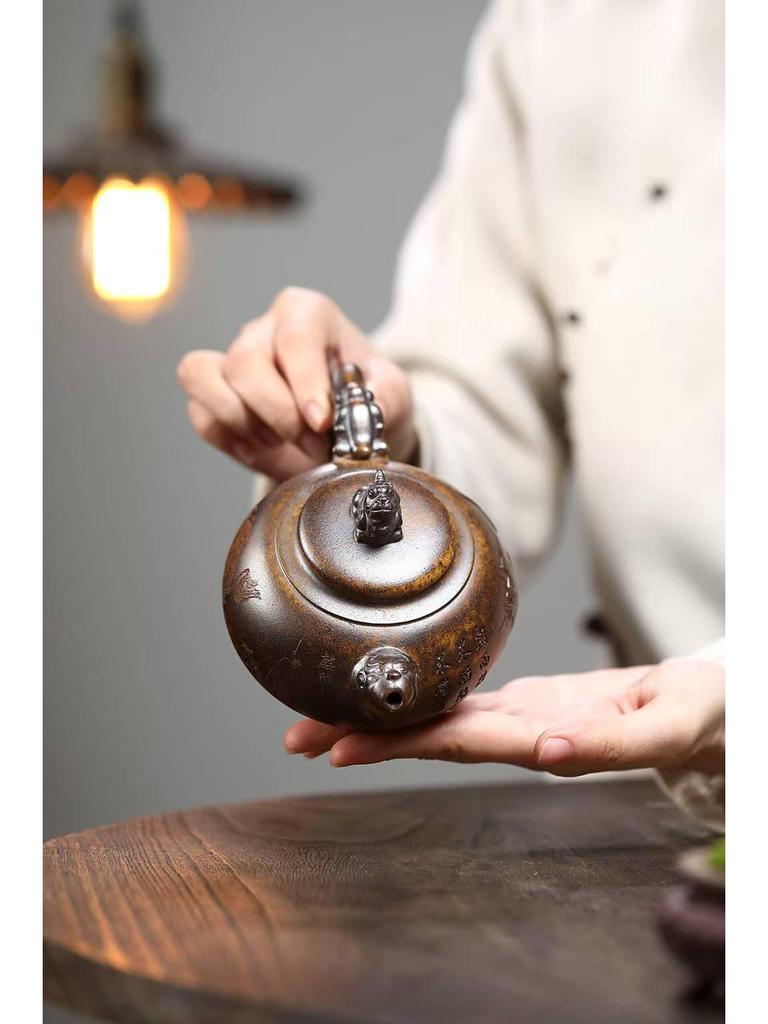 Authentic Duan Ni Yixing Zisha Qilin Teapot - High-End Kung Fu Tea Set Gift