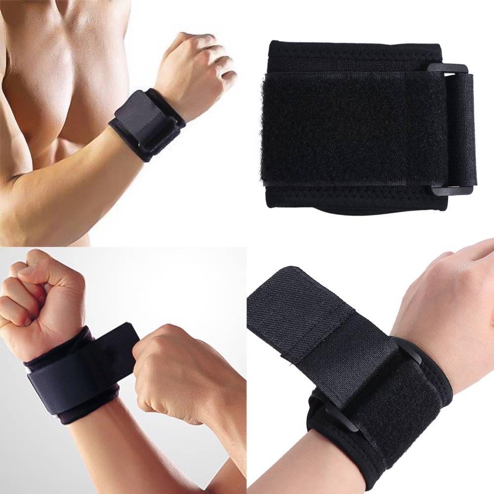 Breathable Adjustable Soft Wristband Compression Wrist Support Brace Gym Sports Wristband Carpitis
