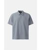 Koolongseupocheu Men'S Seersucker Polo Short Sleeve T-Shirt (Set-Up) Tltcm26561Bgy