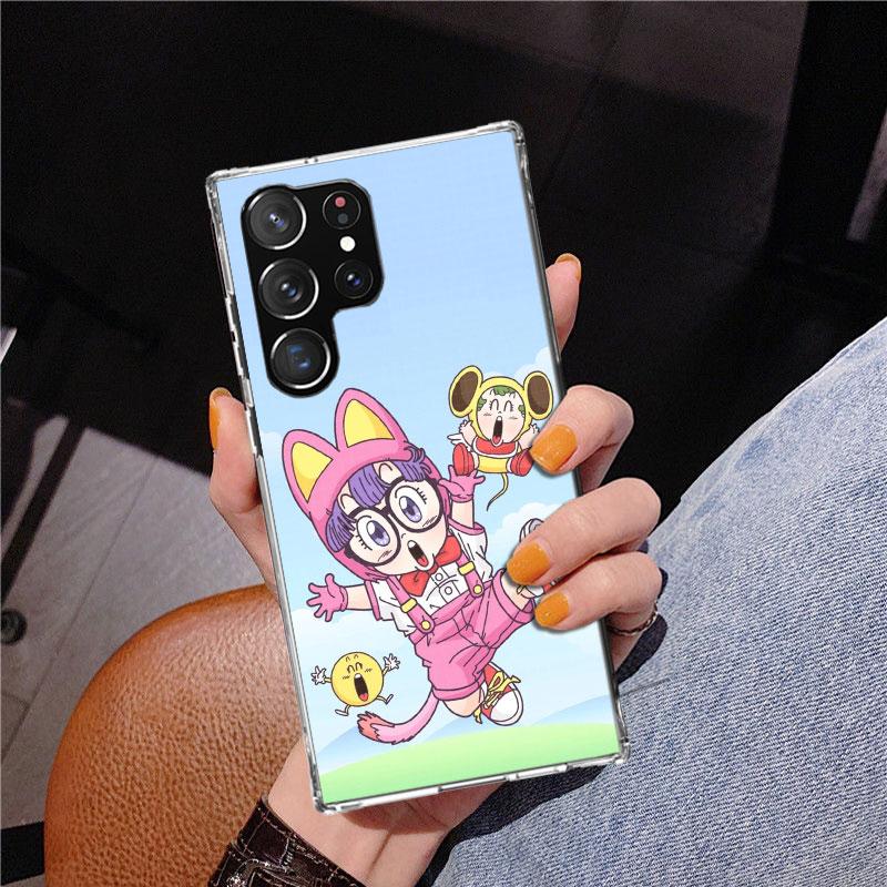 

Arale Dr Slump Phone Case For Samsung Galaxy S24 S25 Edge S26 Ultra S23 S22 S21 Plus S20 FE + Personalized Print Cover Galaxy S2 Samsung S20 FE