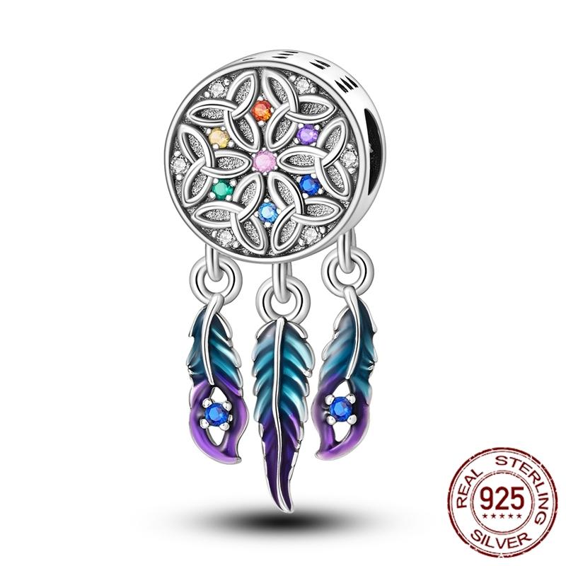 Mula Koppar Blå Resa Flygplan Berlocker Hänge Pärlor Passar Originalpan Armband Smycken För Kvinnor Diy Gåva