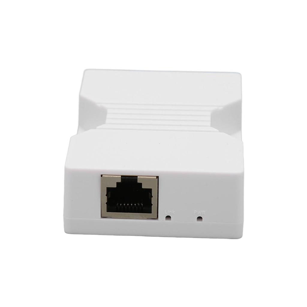PoE Extender 10100M RJ45 Ports 656ft Range Plug and Paly Compact Ethernet Repeater for Security