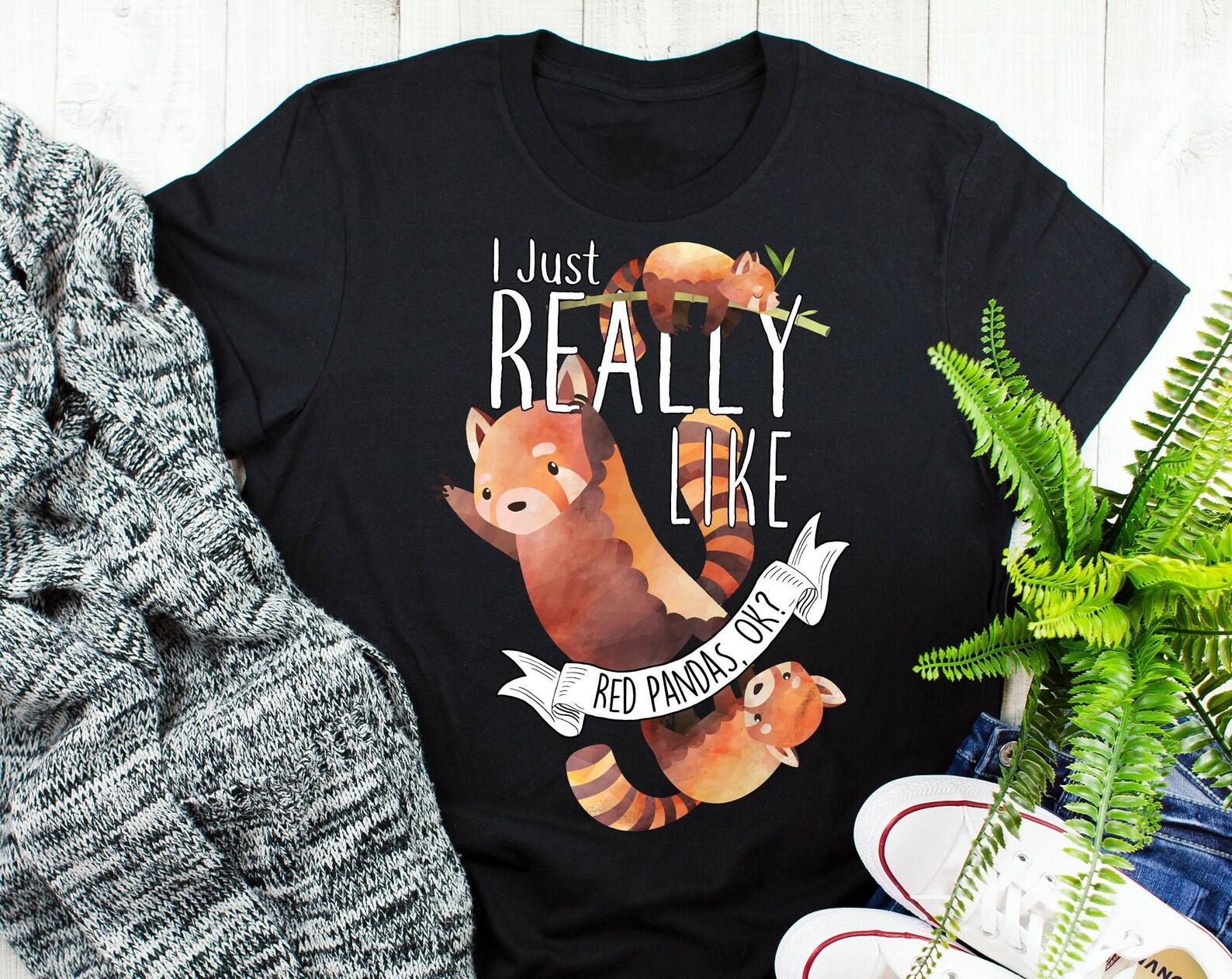 Funny Red Panda Shirt, , , Panda Lover Gift, Cute Wild Animal T-shirt, Zoo Keeper Tshirt, Zoologist Tee, Nature, Wildlife, Kawaii 140