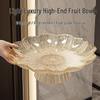 Elegant Tall Fruit Bowl - Living Room Snack & Candy Display Dish