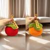 Cute Persimmon Plush Keychain
