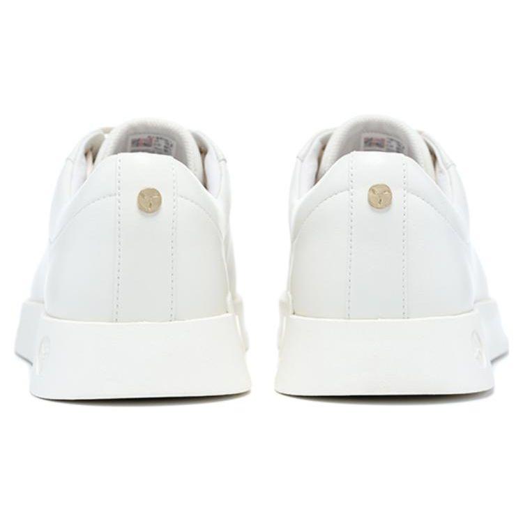 Li-Ning 1990 Classic Series Lightweight High Resilience Non-Slip Wear-Resistant Low-Top Skate Shoes Women sneaker Off-White ALHT060-1