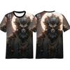 Cool and Handsome Wukong Men's T-shirt Children's Casual Fantasy Clothing Super Large Pattern Men's Printed New Top T-shirt