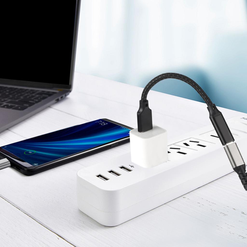 TypeC to USB3.2 Adapter Cable TypeC Female to USB Charging Line for Phone Computer Headset Carplays Data Line