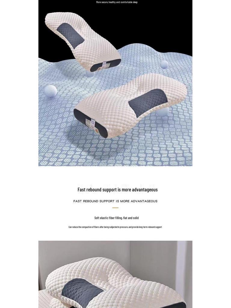 3D-Zonierte Massagekissen: Gestrickte Baumwolle Wasserwürfel-Design