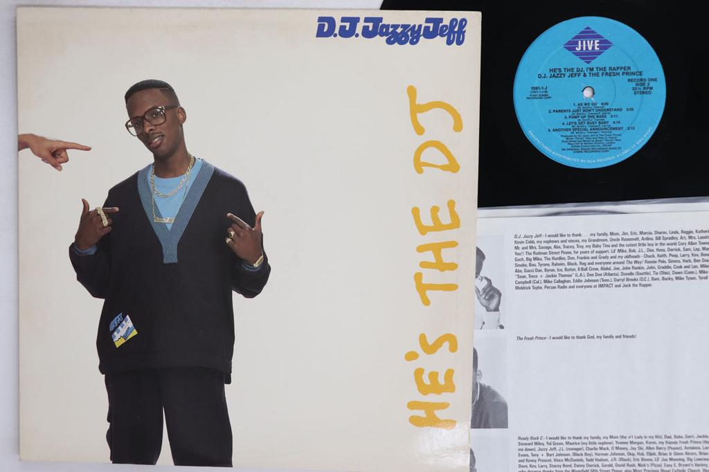 LP Record DJ JAZZY JEFF  THE FRESH PRINCE  Hes The Dj Im The Rapper 10911J JIVE 1988 US Rap  HipHopRB Used