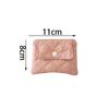 Gifts Quilted Coin Purse Diamond Shape Multifunctional ID Storage Bag Portable Storage Bags