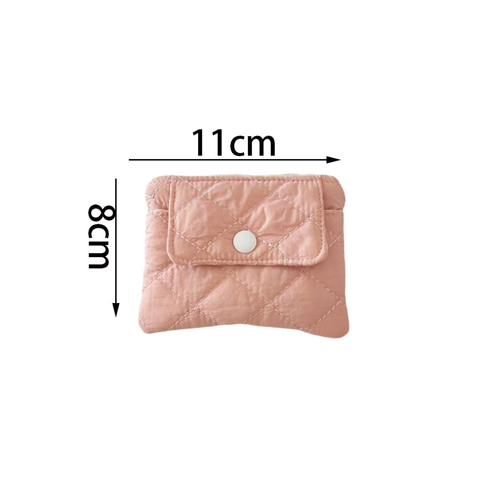 Gifts Quilted Coin Purse Diamond Shape Multifunctional ID Storage Bag Portable Storage Bags