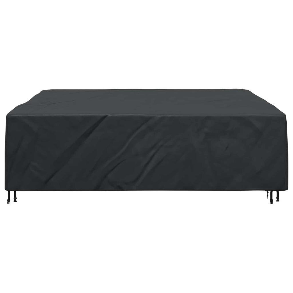 Solid Colored Furniture Cover Black 260 x 260 x 70 cm 210D