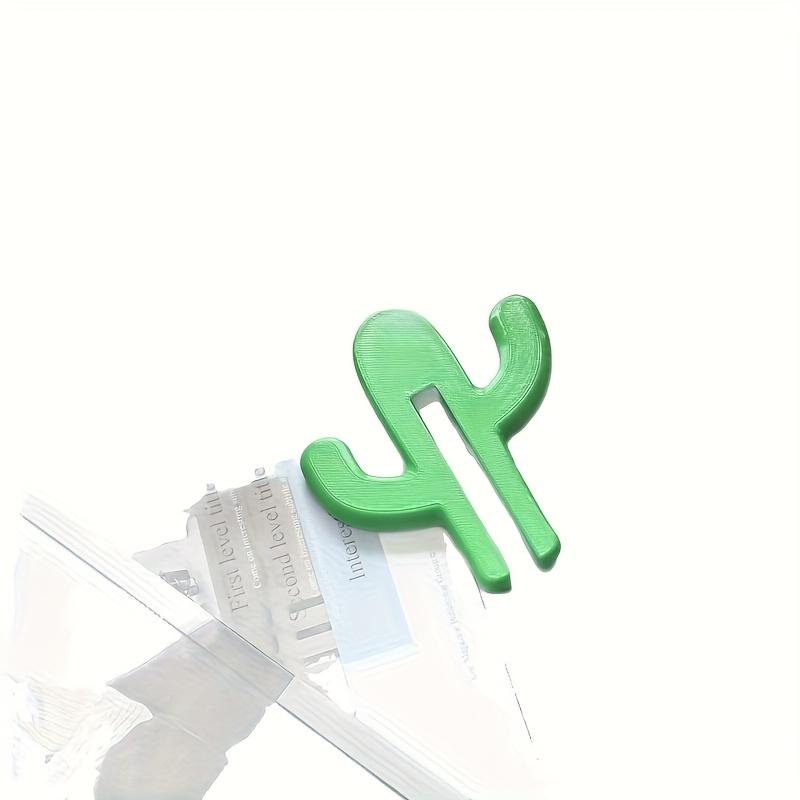 2 Cactus Bathroom Storage Rack | Plastic Door Clip Hook, Portable Shower Hook, Hook for Towels, Clothing, For 8mm Bathroom Doors