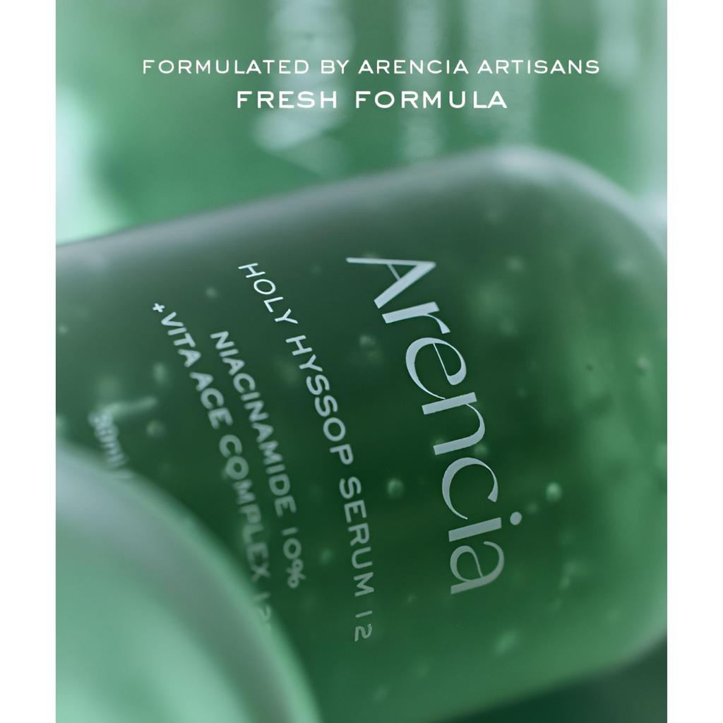 arencia Holy Hyssop Serum 12 (30ml) | Intensive Vitamin Complex for Flawless Blemish Care & Transparent Glass Skin