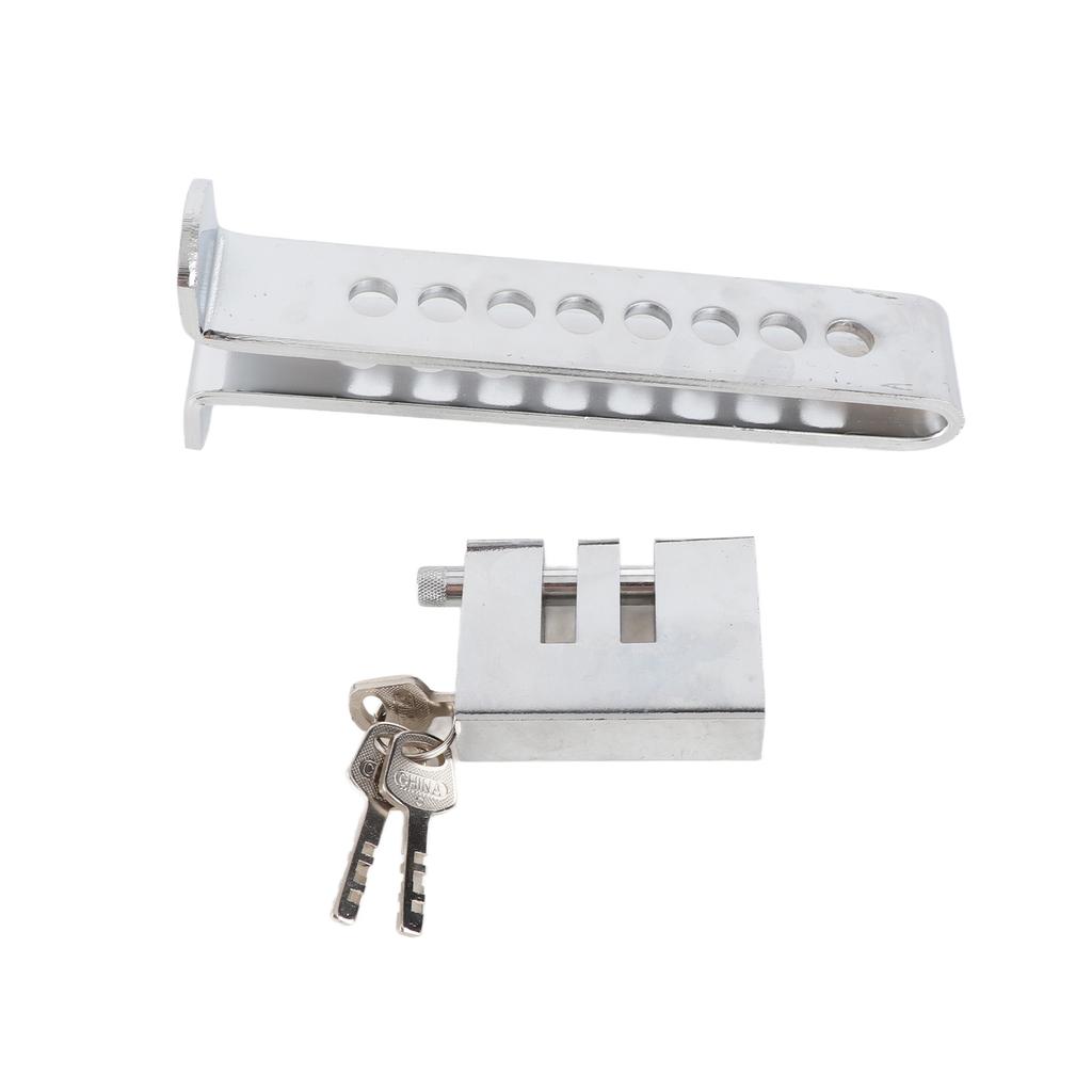 Anti Theft Device Clutch Lock Car Brake Stainless Safety Lock Tool Accelerator Pedal Lock