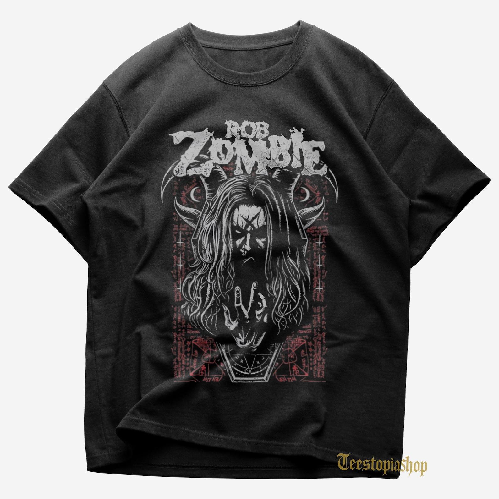 Rob Zombie T shirt | Metal Music Shirt | Superbeast | Living Dead Girl | Dragula | Rob Zombie Merch | Cotton Tee S