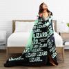 Lizard Lizard Lizard Weirdcore Tom Lizard Fleece Throw blanket Hoppers blankets for Bedding Travel Lightweight Thin Bed Rug,