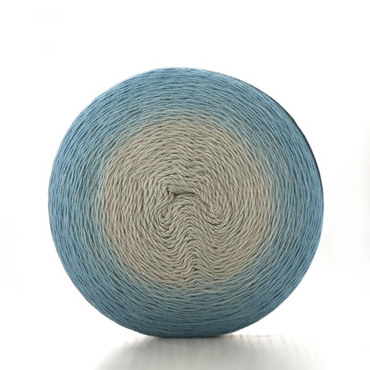 China Supplier 100% Cotton Fancy Yarn Dyed Magic Ball Jumper Scarf Hat Baby Line for Knitting & Weaving