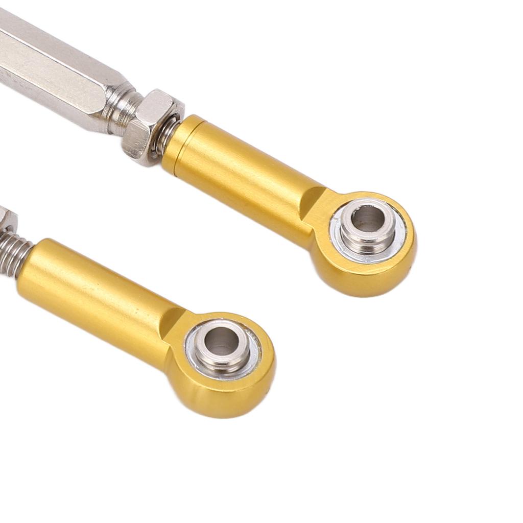 2Pcs Steering Rear Suspension Arm Tie Rod Steering Shaft Tie Rod for JLB 1Celsius10 Racing Truck