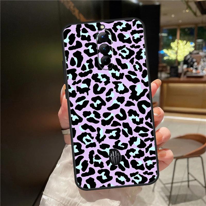 African Leopard Print Case For ZTE Nubia Red Magic 11 10 8 8S 9 9S 10S Pro Plus 6 7 6S 7S For RedMagic 10 Air Cover