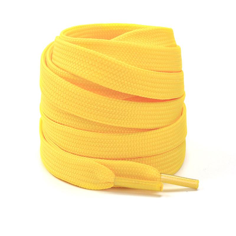 1 Pair Solid Flat Shoelaces for Sneakers Canvas Casual Shoe Laces Women Men Sports Shoelace 0.8cm Rope Laces for Shoes Strings