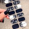 6styles Christmas Nail Art Stickers Dot Snowflake Designs Gel Nail Decals Perfect for New Year DIY Manicures No UV Lamp Needed