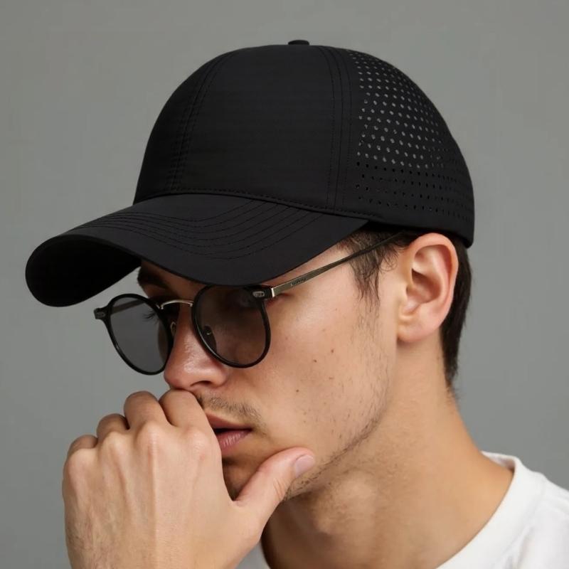 Fast Drying Baseball Cap With Airflow Design Comfortable Snapbacks Hat For Hiking Running Cycling Women Men Unisex