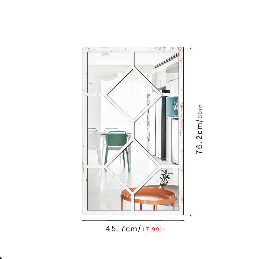 3D Vindusbue Akryl Speilklistremerke - Selvklebende Treveggdekor