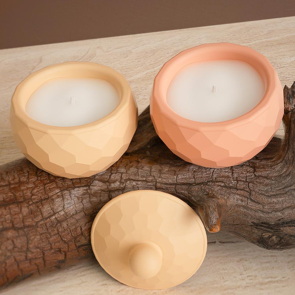 Candle Jar Silicone Mold Gypsum Cement Resin Mould Succulent Flowerpots Molds