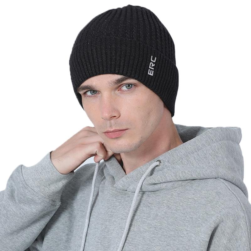 Custom Y2k Beanie Knit Skull Cap Warm Hats Winter Beanie Bennie Hat Custom logo