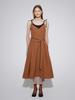 Leuiel Layered Sleeveless Dress_Brick
