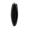 Coach Corner Zip 16 Metal Logo Zip Closure Faux Leather Wristlet Women Wristlet Black CV396-IMBLK