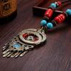 Bohemia Ethnic Necklace Pendant Vintage Strand Statement for Women Jewelry Accessories