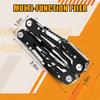 14 in 1 Multitool, Multitool Pliers Multi Tool for Men, Stainless Steel Multi Tool Pocket, Pliers, Bottle Opener, Screwdriver with Nylon Sheath -