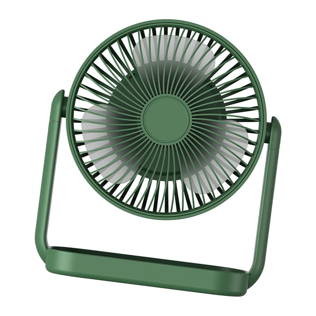 Small Desk Fan 3 Blades Multifunctional Quiet Rechargeable   Fan for Home Camping