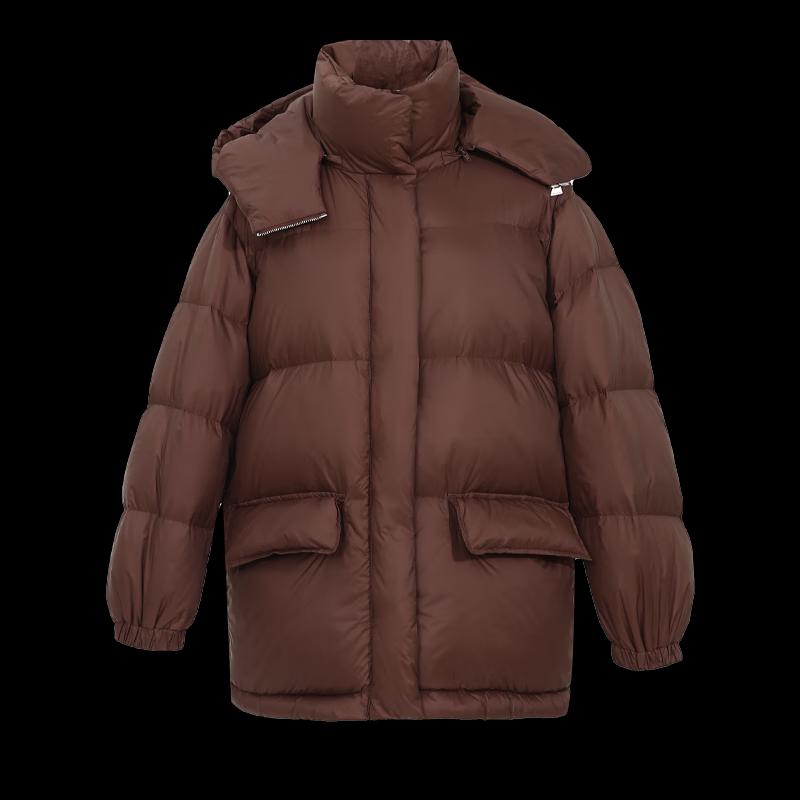 Shetu Women's Mid-Length Down Jacket