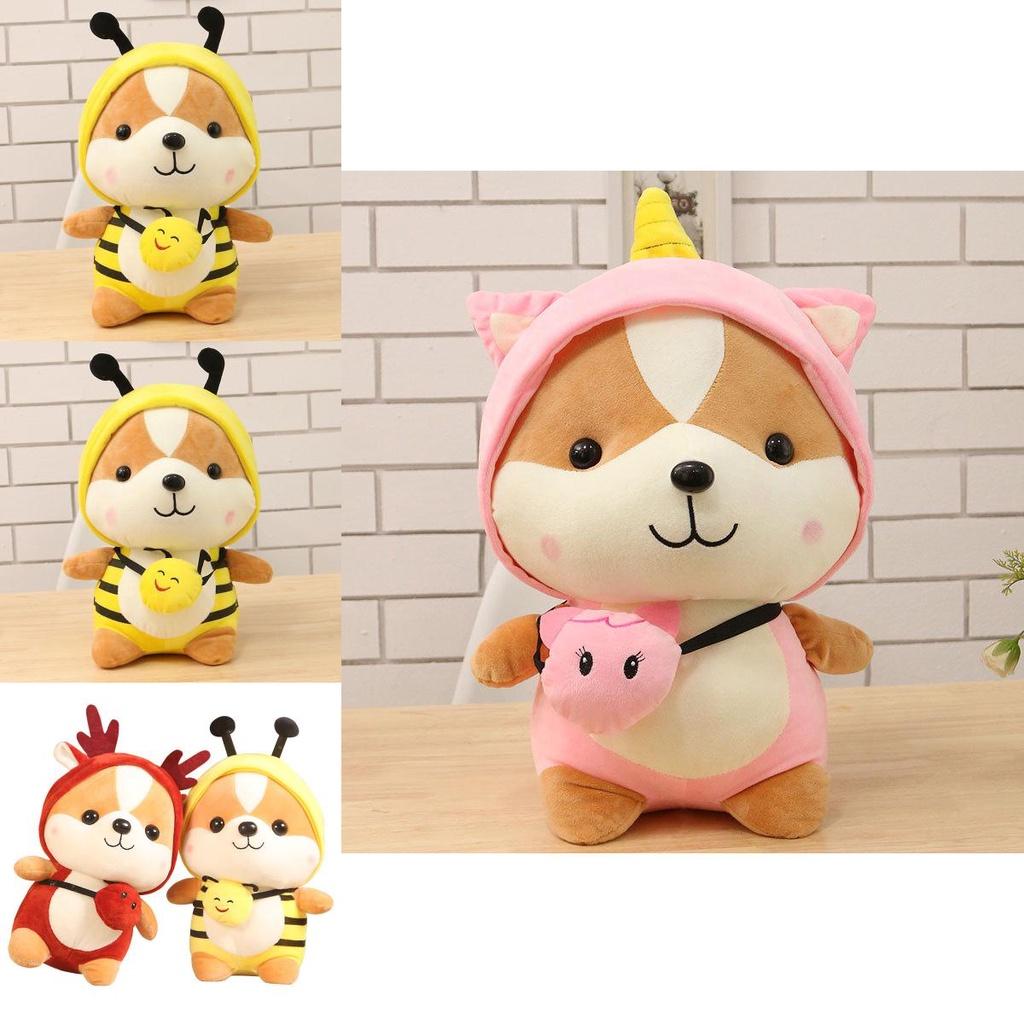 Cute And Soft Squirrel Plush Toy For Kids Dinosaur Dressup And Bee Costume Included