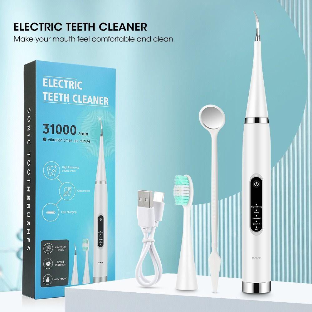 5 Mode Electric Teeth Cleaner Set Multi-function Teeth Cleaner Portable Toothbrush