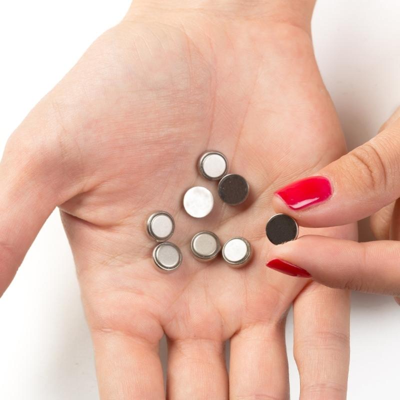 5-Post CR1220 Button Cell Batteries 35mAh Stable 3V Power Remote Control Coin Battery for Electronics and Gadgets