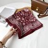 Fashion Geometric Chain Printed Square Scarf Versatile Women S Decorative Neck Scarf