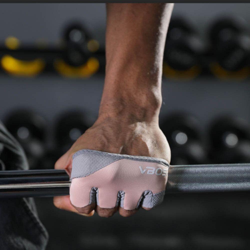 1Pair Anti-Slip Anti-Slip Workout Gloves Four Finger Weight Lifting Grips Female Male