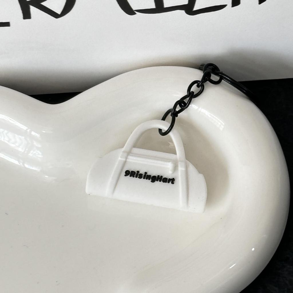 Miu Series Dumbbell Plate Keychain: Trendy Fitness Accessory & Sports Jewelry Gift